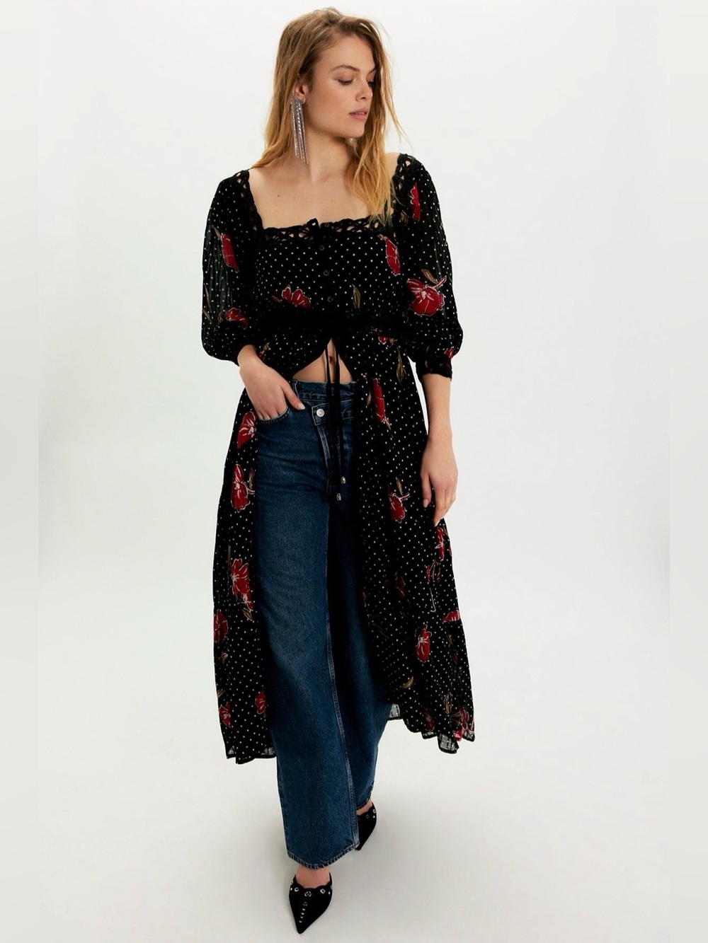NWT Free People ‘Morning Meadows’ Maxi Dress